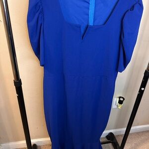 Elegant Blue Women's Dress